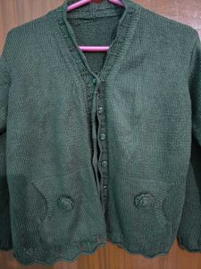 Handmade Green Cardigan