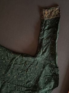 Elegant Green Embroidered Kurta