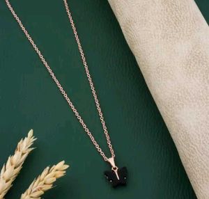 BLACK BUTTERFLY 🦋 NECKLACE