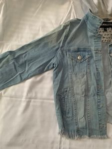 Denim Jacket With Hoddie