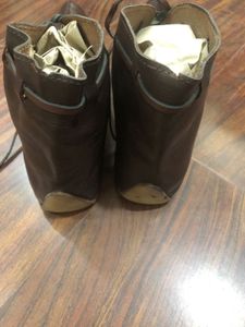 Medieval Brown Leather Flats