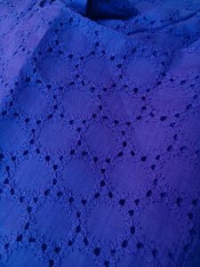 New Elegant Blue Hakoba Kurta