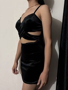 Black Velvet Dress