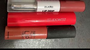 Combo Of 8 Lipsticks And Lip Gloss