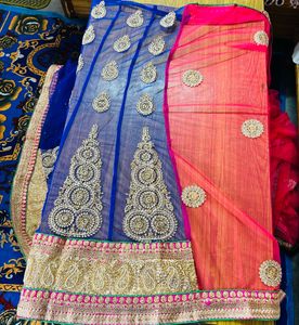 Lengha With Saree