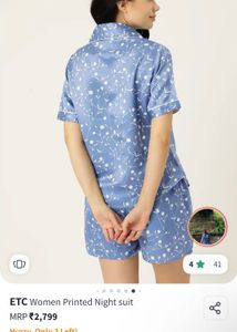Floral Print Pajama Set