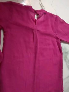 Pink Sheer Top