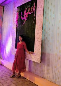 Mehroon Anarkali