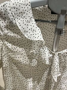 Polka Dot Peplum Top