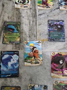 Naruto And Pokemon Cards