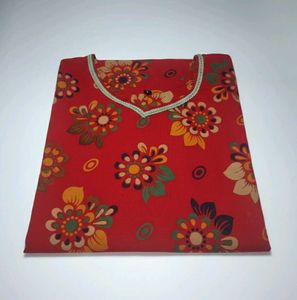 Floral Print (L) size Kurta.