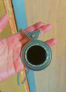 Black And Silver Necklace