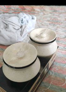 Ceramic Kitchen Canisters (Set of 2)