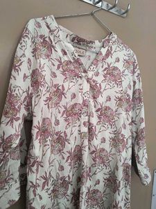 Zola Floral Print Tunic Top