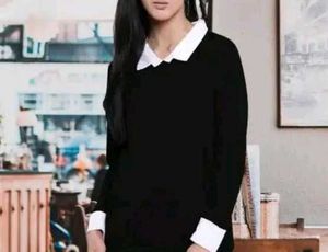 Black Long Sleeve Top