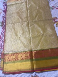 Cream Soft Silk Saree | Maroon Rich Pallu | Elepha