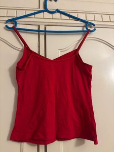 Red Spaghetti Strap Top