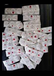 Cute Doodle Love Stickers-60 Pcs ✨