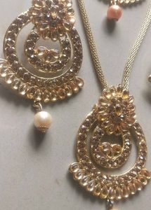 Golden Indian Jewelry Set