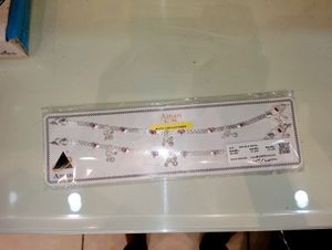 Pure Silver Fancy Payal (Wt: 58.280gm)