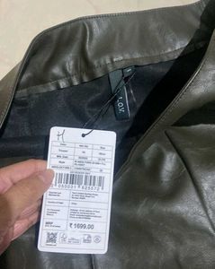 Stylish Faux Leather Wide Leg Pants