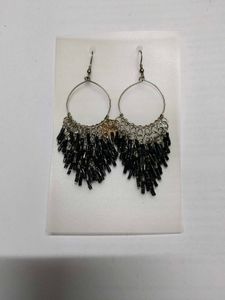 Chic Beaded Hoop Earrings Combo