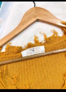 🎁Buy1 Get1 Free Mustard Distress Top A