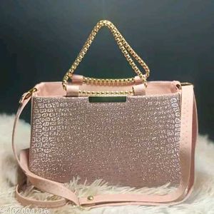 Elegant Gold Glitter Evening Bag