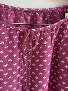Boho Print Tassel Blouse