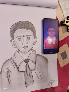 Black &amp; White Customized Portrait Order