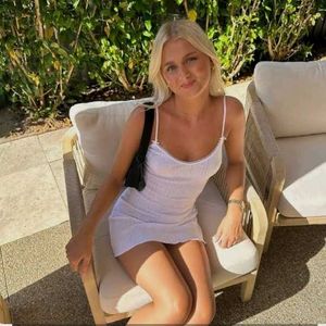 Bow White Cami Slip Dress