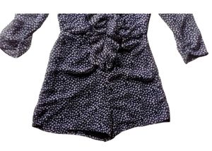 ZARA Floral Poppy Ruffle Jumpsuit Romper Shorts