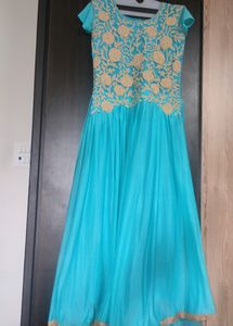 Sea Green Anarkali Frock