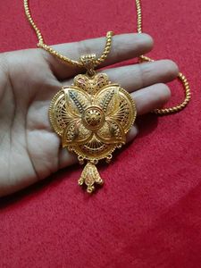 one gram gold chain pandet set