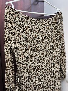 Animal Printed Bodycon Dress