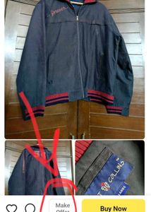 Fort Collins Men's blue Casual Bomber Jacket