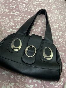 Black handbag