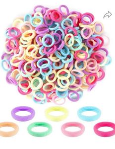 Mini Hair Rubber 100pcs And Clip Set
