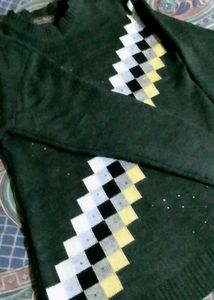 Women Sweater Dark Green