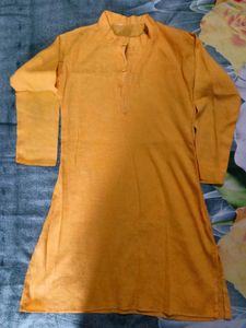 Yellow Kurta - Traditional Style