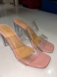 Transparent Nude Heels