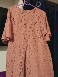 Elegant Lace Midi Dress For Girls And Women