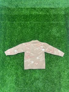 Abstract Pattern Knit Sweater