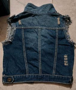 Denim Vest Jacket