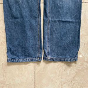 Classic Blue Baggy Denim Jeans