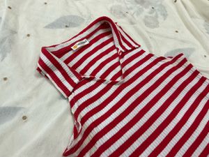 Striped Crop Top