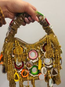 Beautiful multi colour attractive clutch