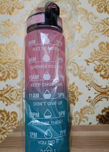 JUGTE Plastic Water Bottles 1 Litre Sipper Bottle