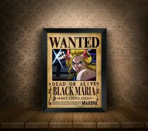 BLACK MARIA One Piece Anime Frame 1 Pcs