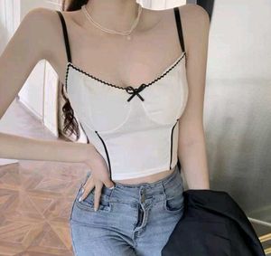 White Crop Top